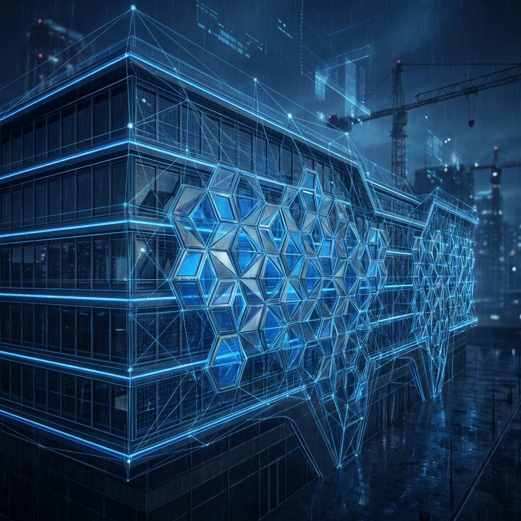 Innovation - Futuristic parametric architecture visualization